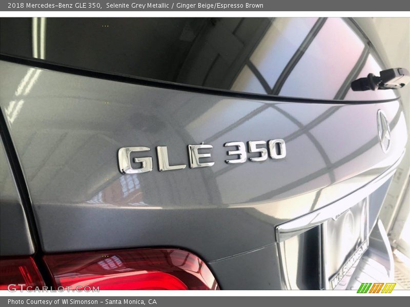 Selenite Grey Metallic / Ginger Beige/Espresso Brown 2018 Mercedes-Benz GLE 350
