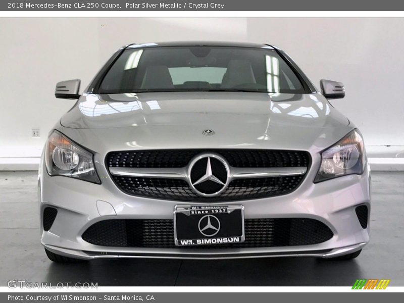 Polar Silver Metallic / Crystal Grey 2018 Mercedes-Benz CLA 250 Coupe