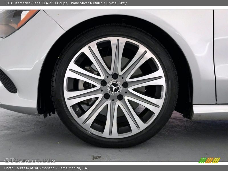 Polar Silver Metallic / Crystal Grey 2018 Mercedes-Benz CLA 250 Coupe
