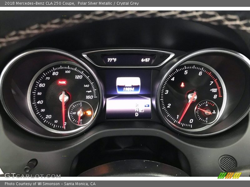 Polar Silver Metallic / Crystal Grey 2018 Mercedes-Benz CLA 250 Coupe
