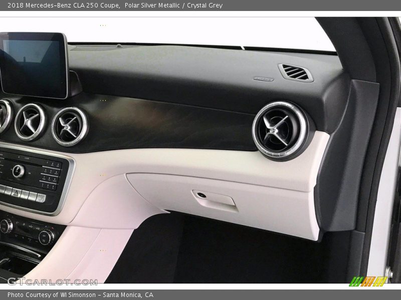 Polar Silver Metallic / Crystal Grey 2018 Mercedes-Benz CLA 250 Coupe