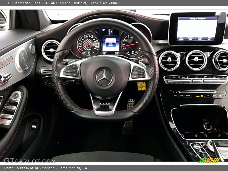 Black / AMG Black 2017 Mercedes-Benz C 43 AMG 4Matic Cabriolet