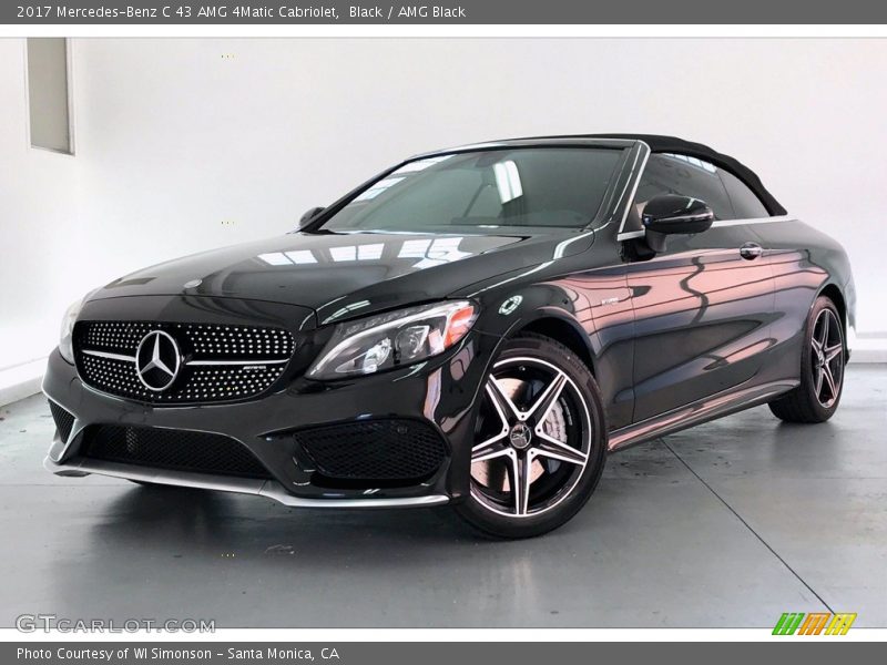 Black / AMG Black 2017 Mercedes-Benz C 43 AMG 4Matic Cabriolet