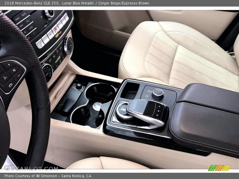 Lunar Blue Metallic / Ginger Beige/Espresso Brown 2018 Mercedes-Benz GLE 350