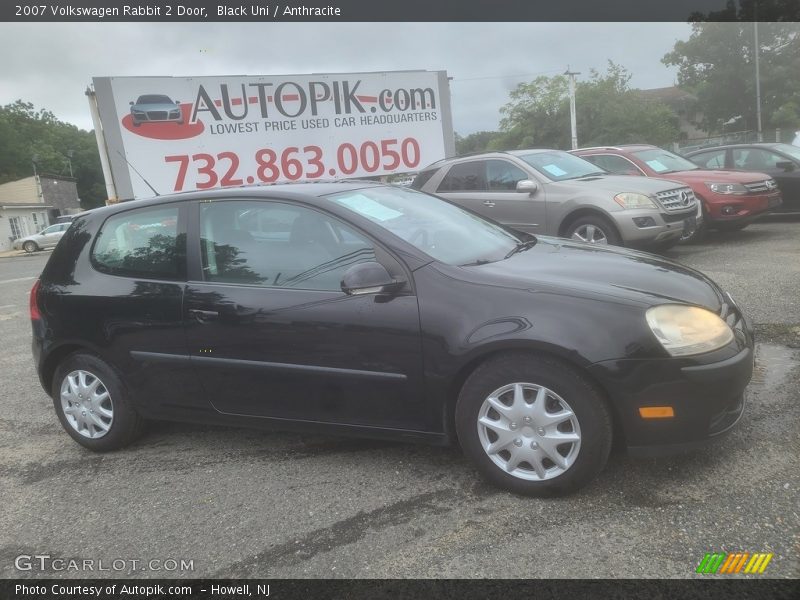Black Uni / Anthracite 2007 Volkswagen Rabbit 2 Door