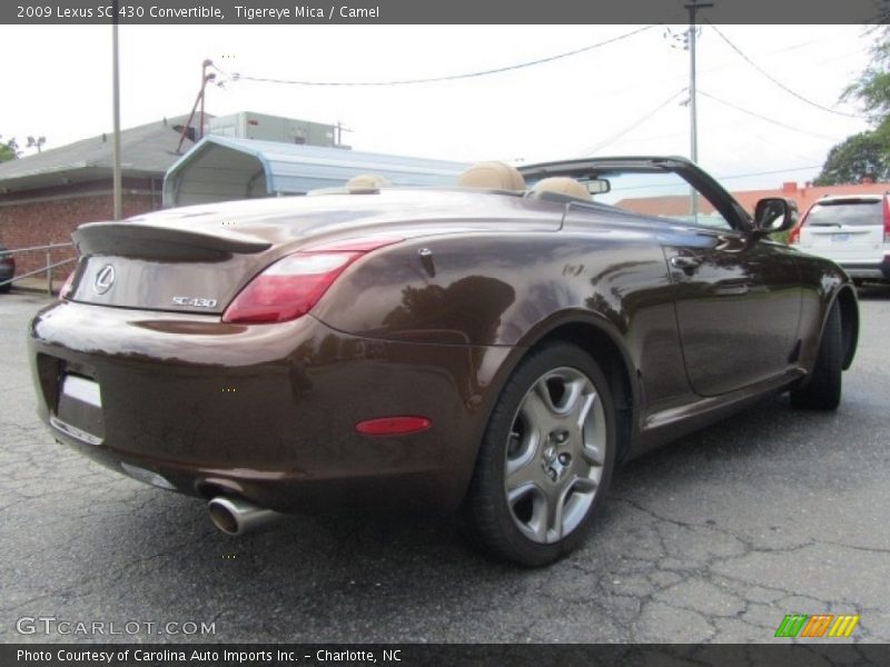 Tigereye Mica / Camel 2009 Lexus SC 430 Convertible