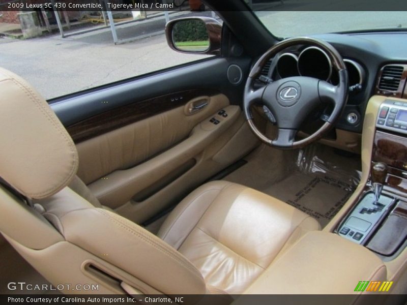 Front Seat of 2009 SC 430 Convertible
