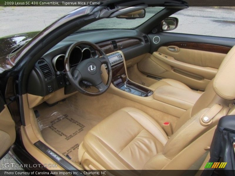  2009 SC 430 Convertible Camel Interior