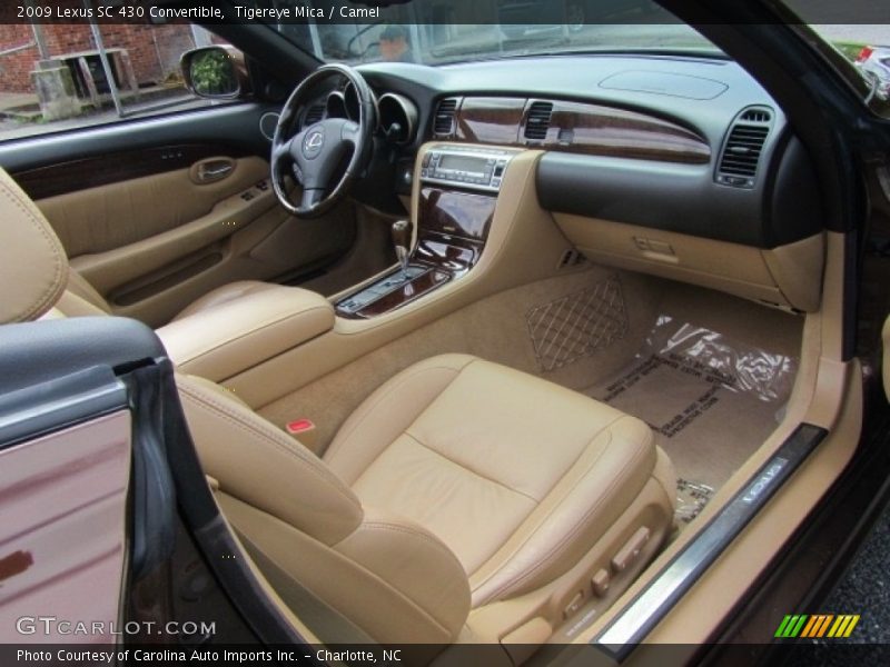 Front Seat of 2009 SC 430 Convertible