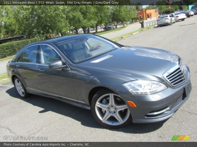 Front 3/4 View of 2011 S 550 4Matic Sedan