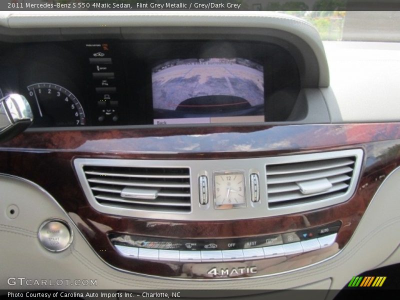 Flint Grey Metallic / Grey/Dark Grey 2011 Mercedes-Benz S 550 4Matic Sedan
