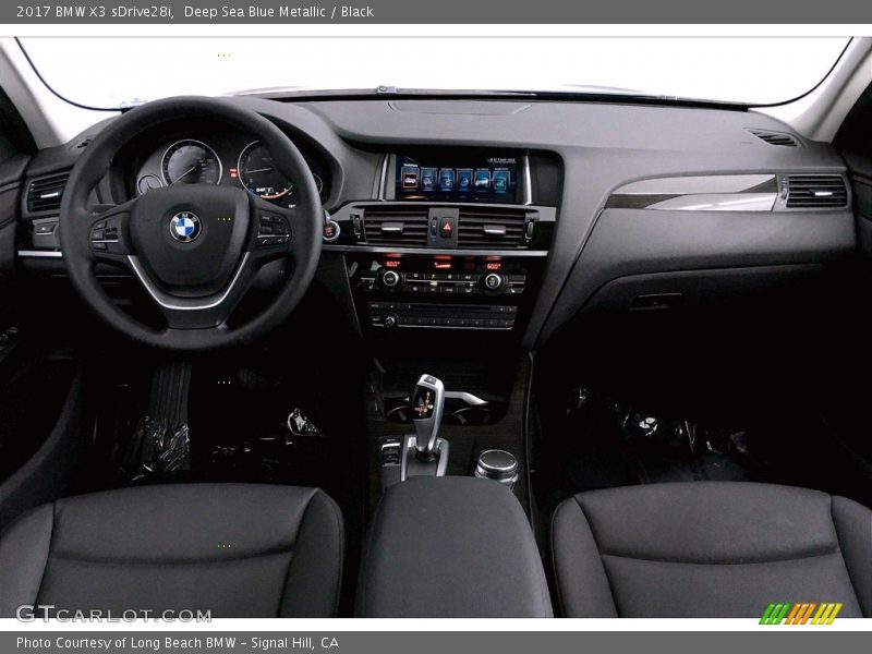 Deep Sea Blue Metallic / Black 2017 BMW X3 sDrive28i