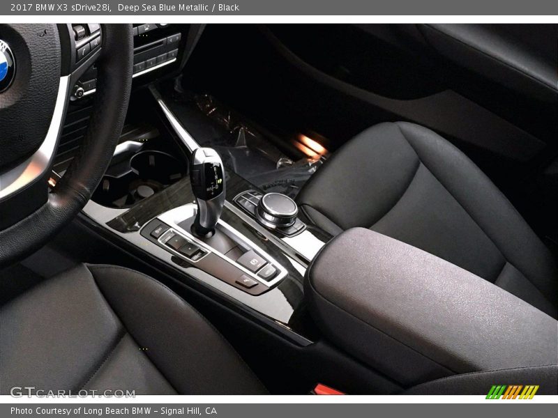 Deep Sea Blue Metallic / Black 2017 BMW X3 sDrive28i