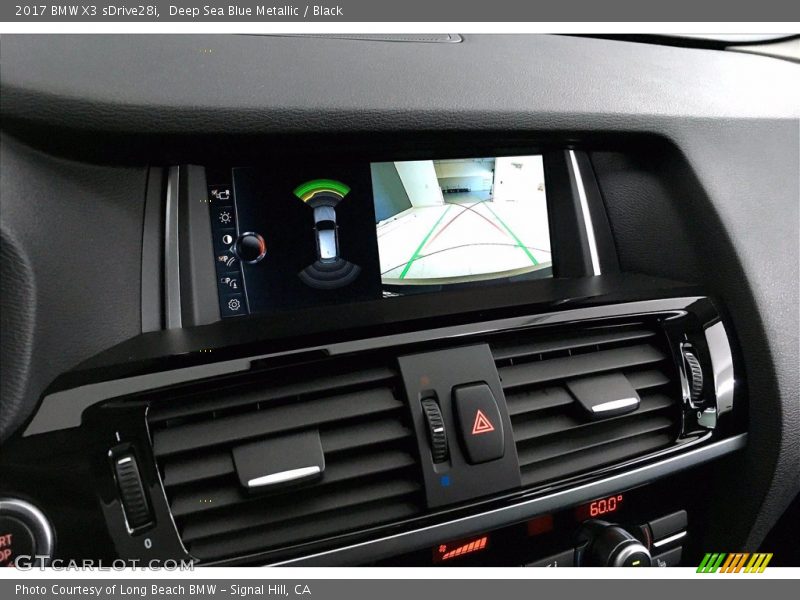 Deep Sea Blue Metallic / Black 2017 BMW X3 sDrive28i