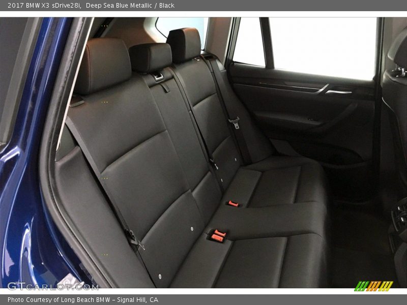 Deep Sea Blue Metallic / Black 2017 BMW X3 sDrive28i