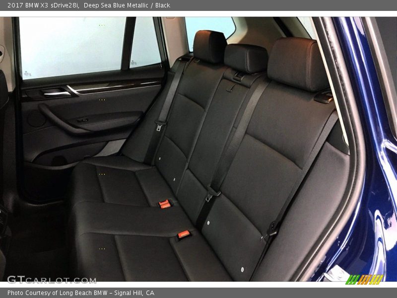 Deep Sea Blue Metallic / Black 2017 BMW X3 sDrive28i