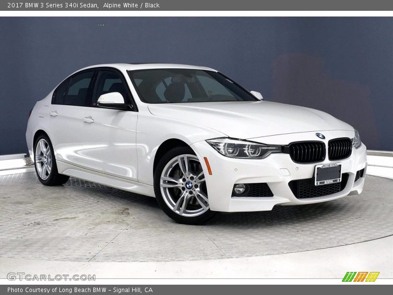 Alpine White / Black 2017 BMW 3 Series 340i Sedan