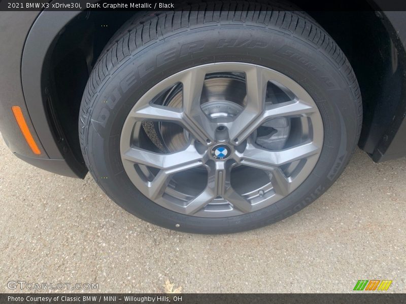 Dark Graphite Metallic / Black 2021 BMW X3 xDrive30i