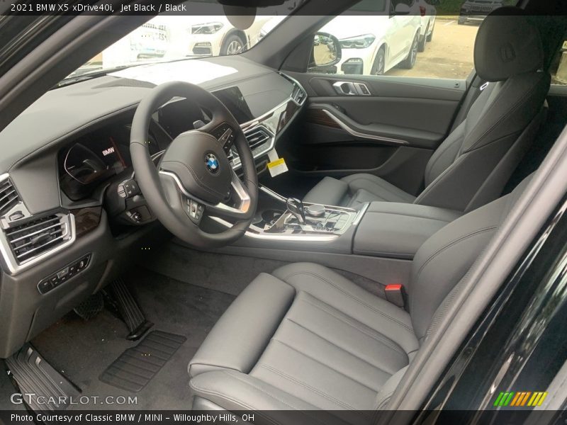  2021 X5 xDrive40i Black Interior