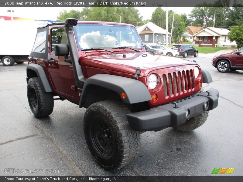 Red Rock Crystal Pearl / Dark Khaki/Medium Khaki 2008 Jeep Wrangler X 4x4