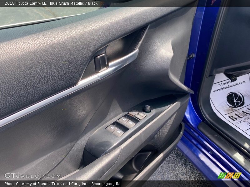 Blue Crush Metallic / Black 2018 Toyota Camry LE