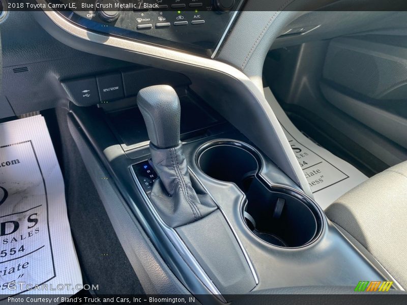 Blue Crush Metallic / Black 2018 Toyota Camry LE