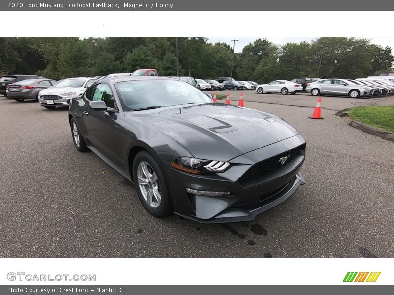 Magnetic / Ebony 2020 Ford Mustang EcoBoost Fastback