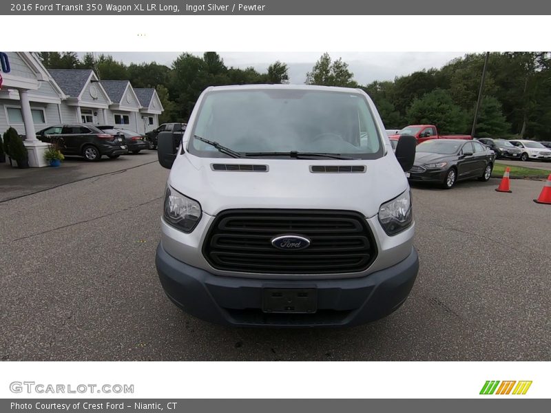 Ingot Silver / Pewter 2016 Ford Transit 350 Wagon XL LR Long