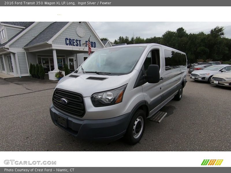 Ingot Silver / Pewter 2016 Ford Transit 350 Wagon XL LR Long