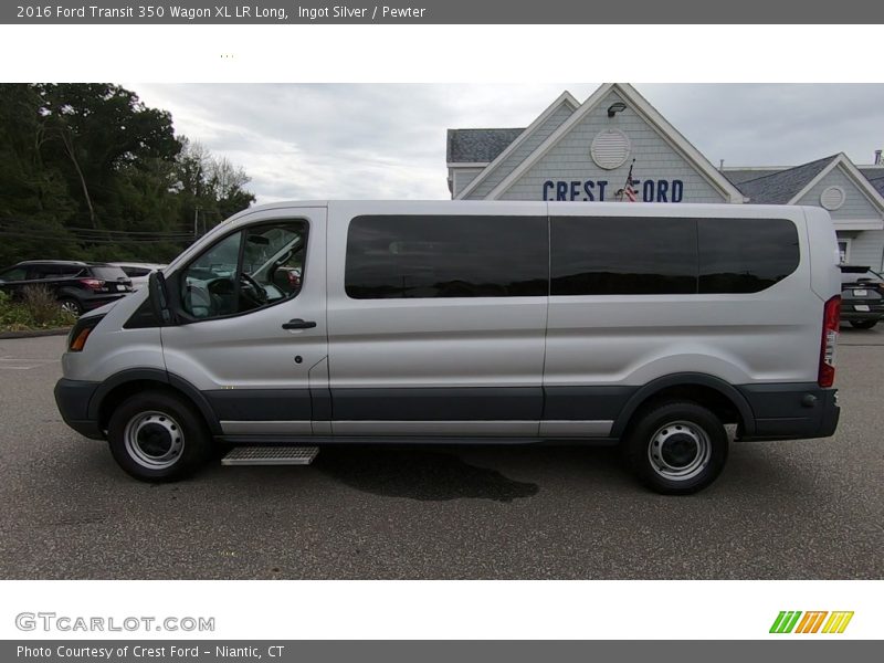  2016 Transit 350 Wagon XL LR Long Ingot Silver