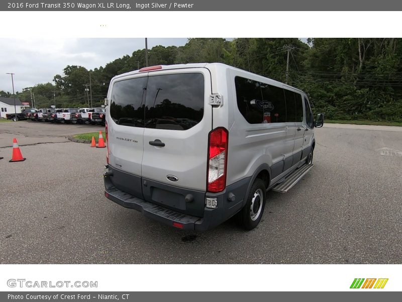 Ingot Silver / Pewter 2016 Ford Transit 350 Wagon XL LR Long