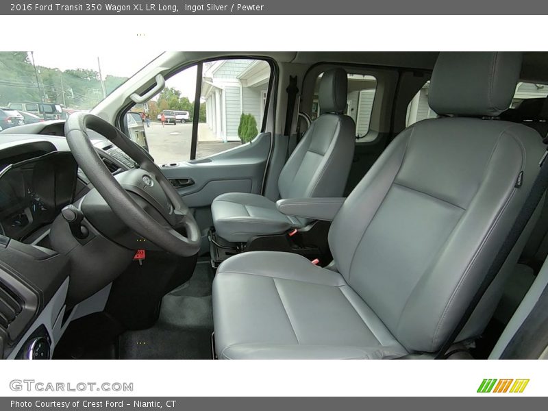  2016 Transit 350 Wagon XL LR Long Pewter Interior