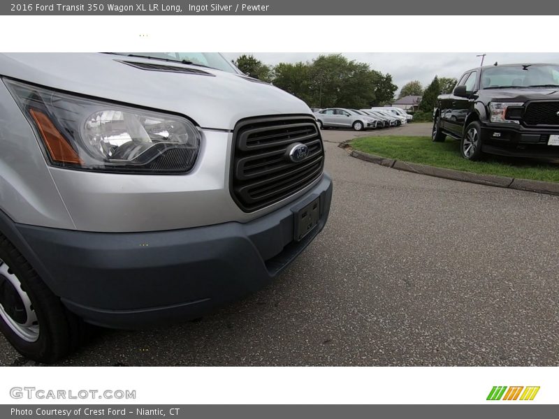 Ingot Silver / Pewter 2016 Ford Transit 350 Wagon XL LR Long
