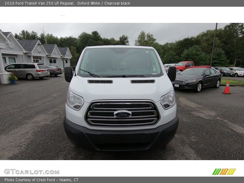 Oxford White / Charcoal black 2019 Ford Transit Van 250 LR Regular