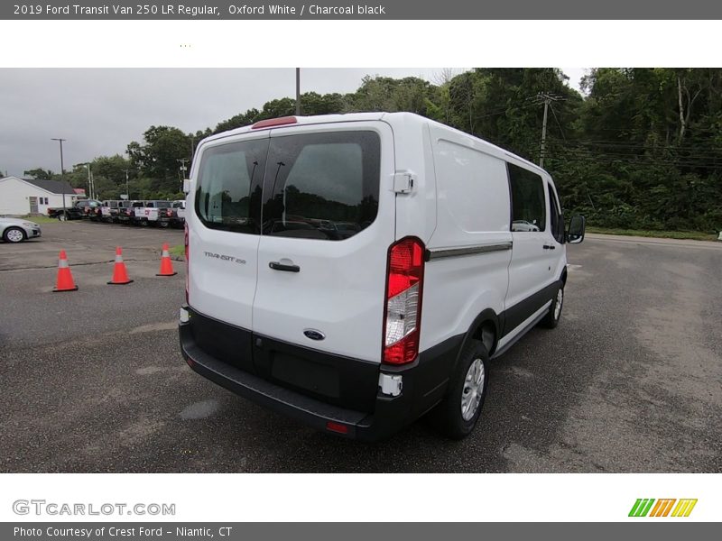 Oxford White / Charcoal black 2019 Ford Transit Van 250 LR Regular