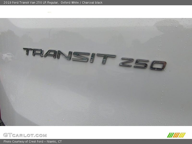 Oxford White / Charcoal black 2019 Ford Transit Van 250 LR Regular