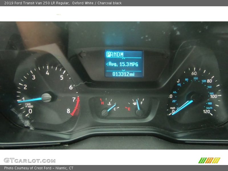 Oxford White / Charcoal black 2019 Ford Transit Van 250 LR Regular