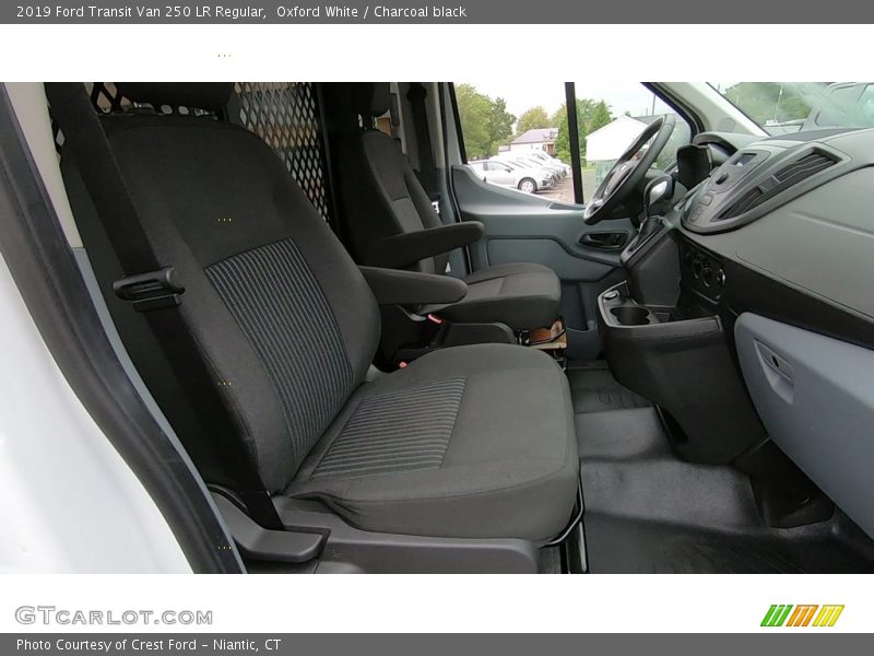 Oxford White / Charcoal black 2019 Ford Transit Van 250 LR Regular