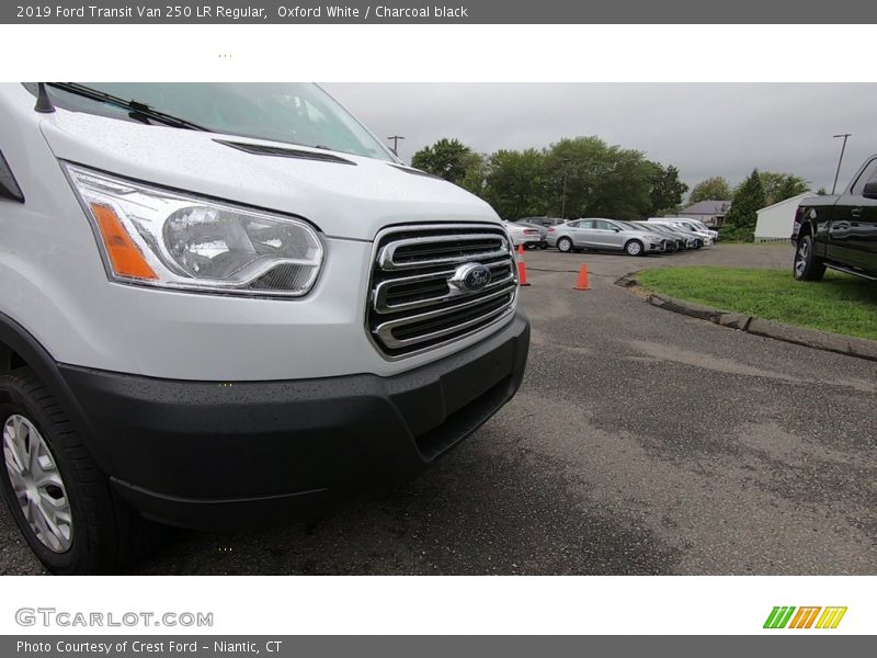 Oxford White / Charcoal black 2019 Ford Transit Van 250 LR Regular