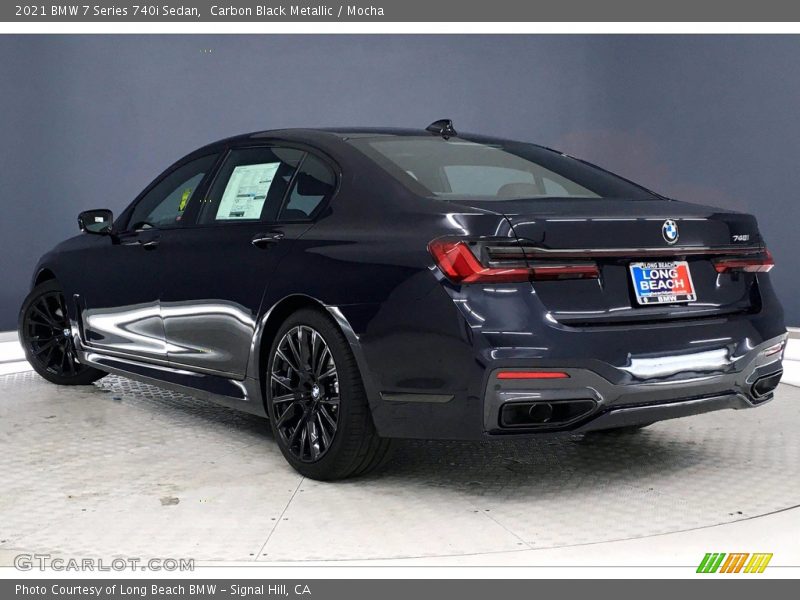 Carbon Black Metallic / Mocha 2021 BMW 7 Series 740i Sedan