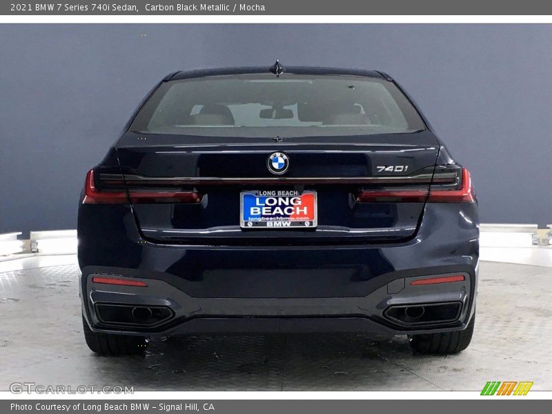 Carbon Black Metallic / Mocha 2021 BMW 7 Series 740i Sedan