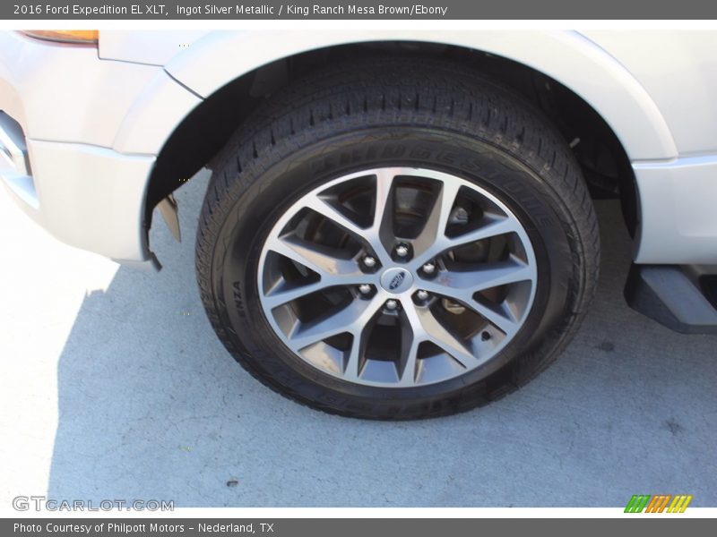 Ingot Silver Metallic / King Ranch Mesa Brown/Ebony 2016 Ford Expedition EL XLT