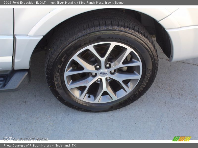 Ingot Silver Metallic / King Ranch Mesa Brown/Ebony 2016 Ford Expedition EL XLT
