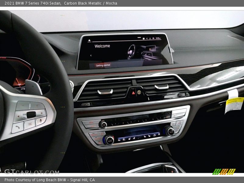Carbon Black Metallic / Mocha 2021 BMW 7 Series 740i Sedan