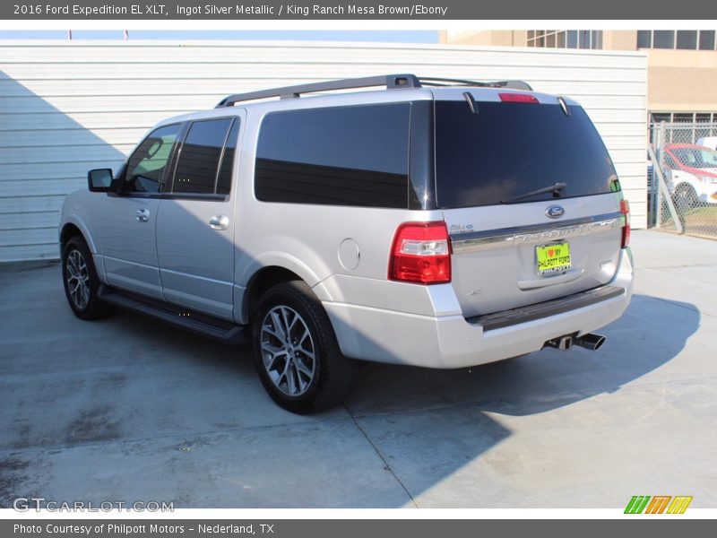 Ingot Silver Metallic / King Ranch Mesa Brown/Ebony 2016 Ford Expedition EL XLT