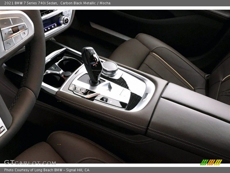 Carbon Black Metallic / Mocha 2021 BMW 7 Series 740i Sedan