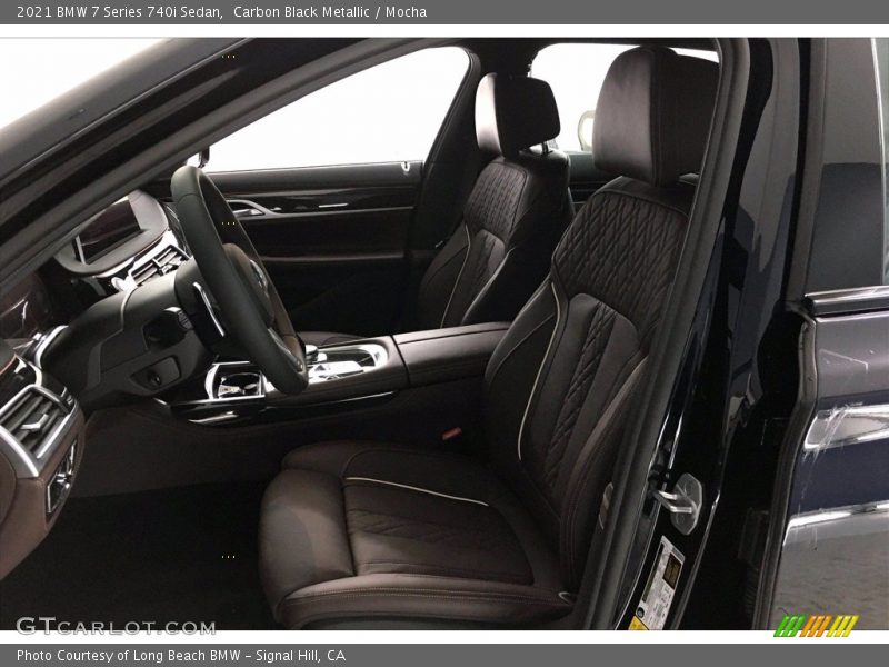 Carbon Black Metallic / Mocha 2021 BMW 7 Series 740i Sedan