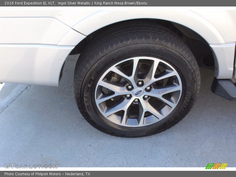 Ingot Silver Metallic / King Ranch Mesa Brown/Ebony 2016 Ford Expedition EL XLT