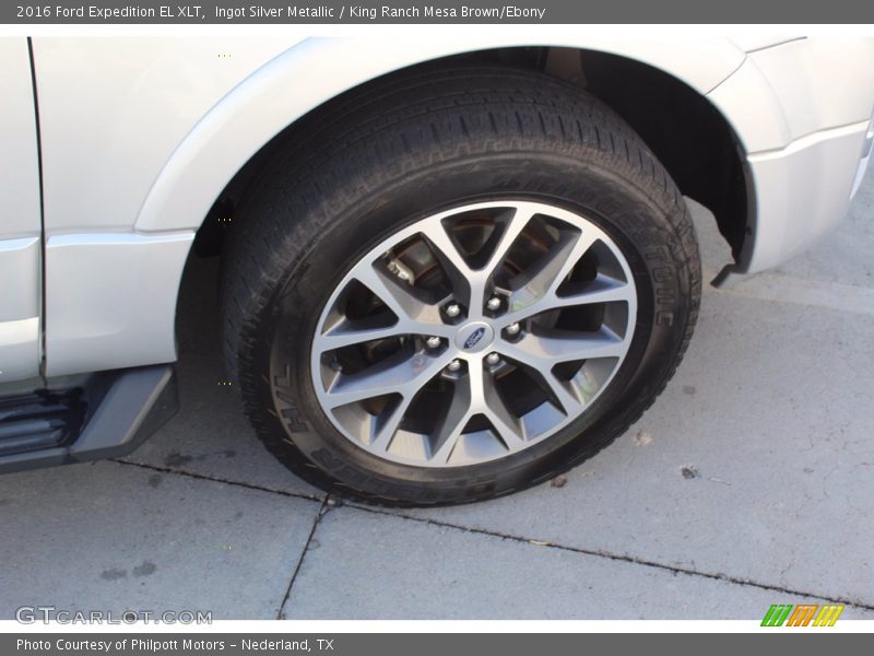 Ingot Silver Metallic / King Ranch Mesa Brown/Ebony 2016 Ford Expedition EL XLT
