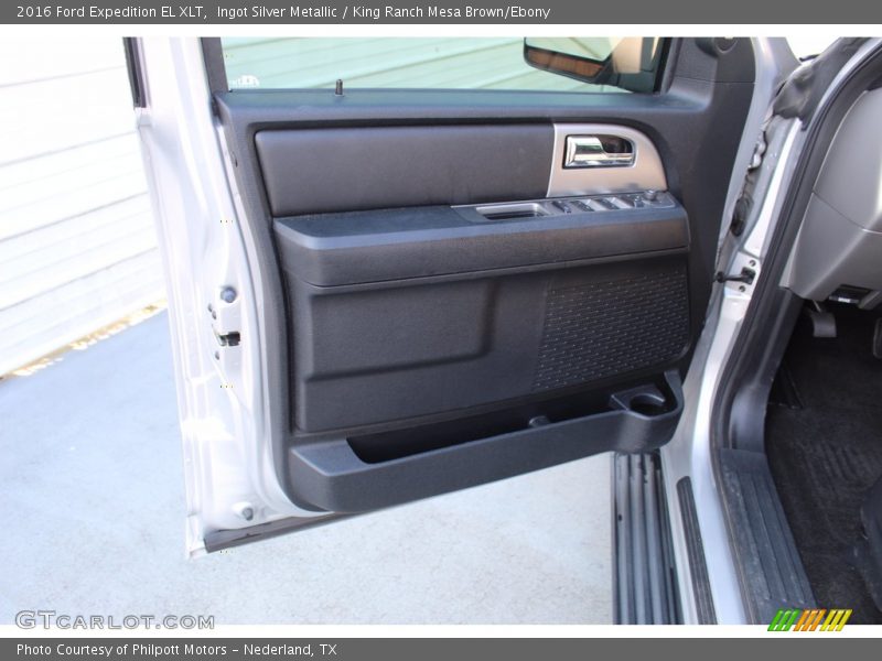 Ingot Silver Metallic / King Ranch Mesa Brown/Ebony 2016 Ford Expedition EL XLT